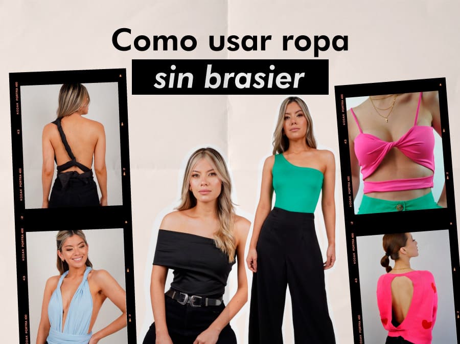 Cómo usar ropa sin brasier