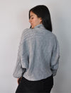 Suéter para Mujer Gris Cuello Tortuga - Solei Gris