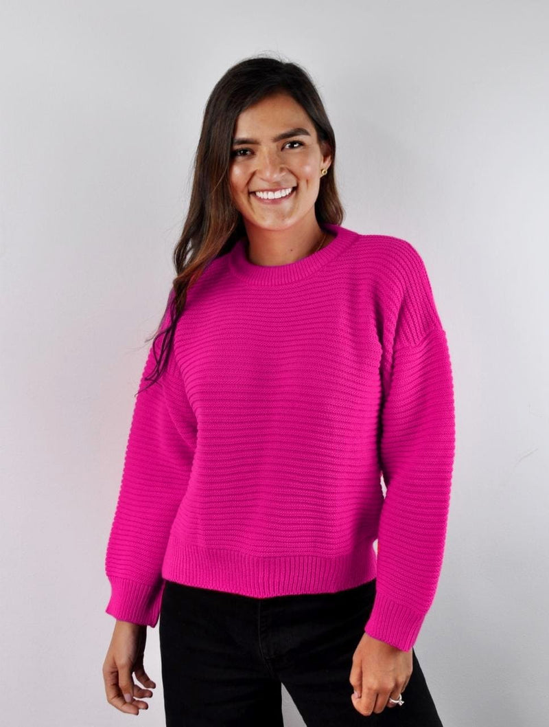 Saco Cuello Redondo - Yoko Fucsia Neón