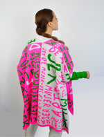 Capa Doble Faz - Cape Town Letras Fucsia y Blanco