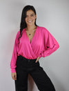 Blusa para Mujer Escote Cruzado Manga Larga - Gaby