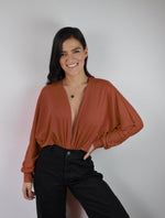 Blusa para Mujer Escote Cruzado Manga Larga - Gaby