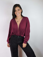 Blusa para Mujer Escote Cruzado Manga Larga - Gaby