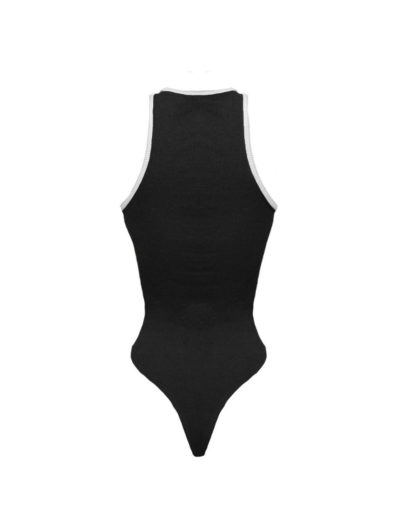 Body Para Mujer Cuello Halter Tela RIB - The Dynamo