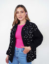 Chaqueta para Mujer Cazadora Denim con Perlas - The Fizzy