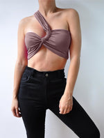 Crop Top Para Mujer Asimétrico - Amaranta