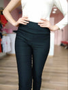 Pantalon tipo Leggings , Tiro Medio-Alto - Aruba Negro