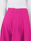 Pantalón para Mujer Fucsia Tipo Palazzo Tiro Alto  - The Citizen Fucsia