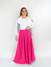 Pantalón para Mujer Fucsia Tipo Palazzo Tiro Alto  - The Citizen Fucsia