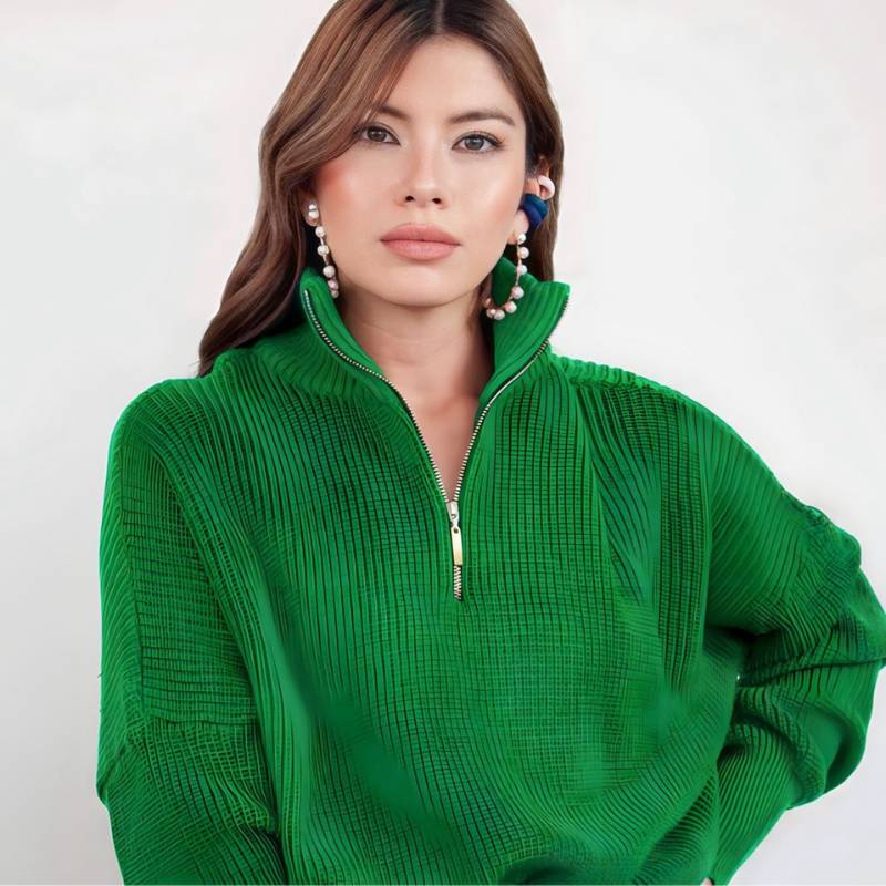 Sweater-half-zip-colombian-brand-woman