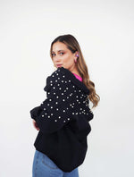 Chaqueta para Mujer Cazadora Denim Con Perlas - Frida